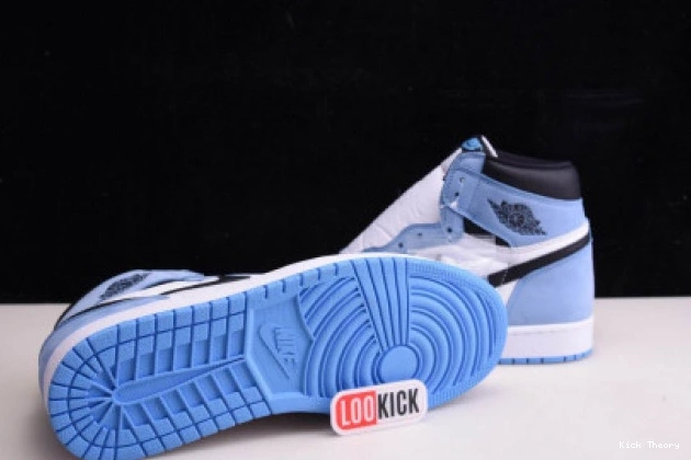 Kicked Out Shoe Store WHITE 1 UNIVERSITY 555088-134 RETRO JORDAN AIR HIGH BLUE BLACK 0723